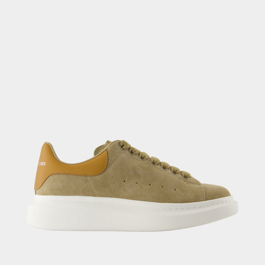 Oversize Sneakers - Alexander McQueen - Leather - Beige