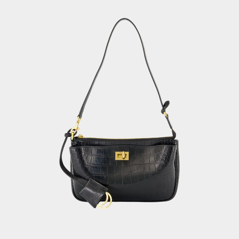 Rodeo Sling Shoulder Bag - Balenciaga - Leather - Black