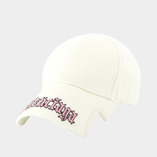 Cap - Balenciaga - Cotton - White