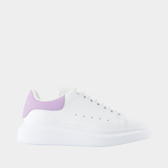 Oversized Sneakers - Alexander McQueen - Leather - White