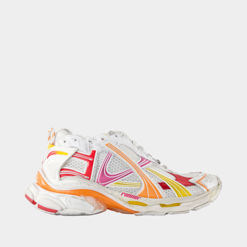 Runner Sneakers - Balenciaga - Synthetic - White