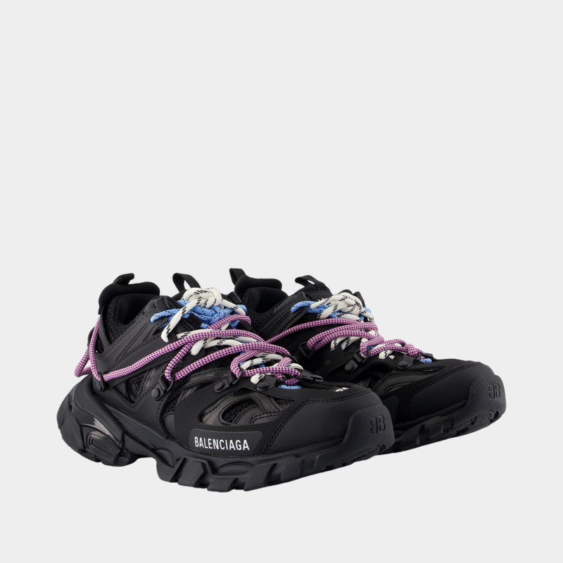 Track Sneakers - Balenciaga - Leather - Black