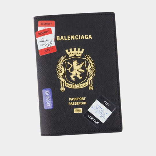 Passeport Holder - Balenciaga - Leather - Multicolor