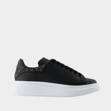 Oversized Sneakers - Alexander McQueen - Leather - Black
