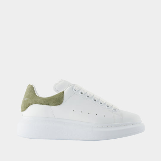 Oversized Sneakers - Alexander McQueen - Leather - Green