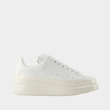 Oversized Sneakers - Alexander McQueen - Leather - White