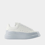 Oversized Sneakers - Alexander McQueen - Leather - Blue