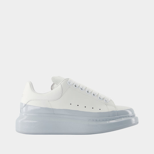 Oversized Sneakers - Alexander McQueen - Leather - Blue