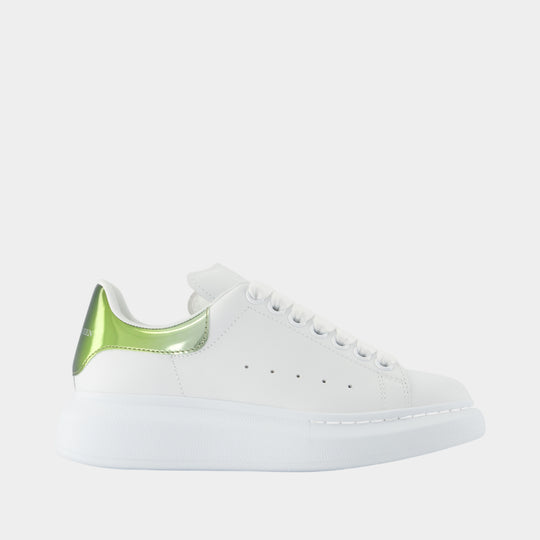 Oversized Sneakers - Alexander McQueen - Leather - Green