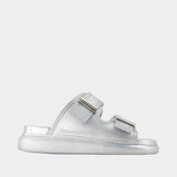 Hybrid Sandals - Alexander McQueen - Rubber - Silver