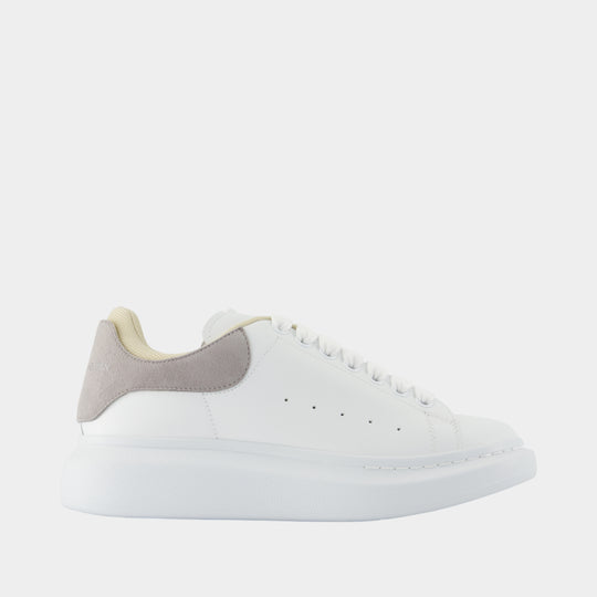 Oversized Sneakers - Alexander McQueen - Leather - Grey