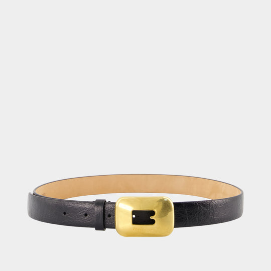 Clicca Belt 25 - Balenciaga - Leather - Black