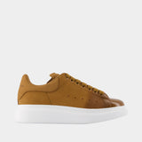 Oversized Sneakers - Alexander McQueen - Leather - Brown