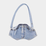Manta Shoulder Bag - Alexander McQueen - Denim - Blue