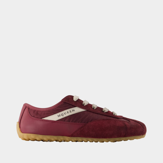 Boxing trainers - Alexander McQueen - Leather - Burgundy