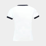 Margot Kitty Print T-Shirt - Ganni - Cotton - White