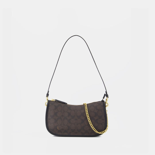 Signature Waverly Shoulder Bag - Coach - Leather - Black