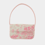 Tommy Shoulder Bag - Staud - Viscose - Pink