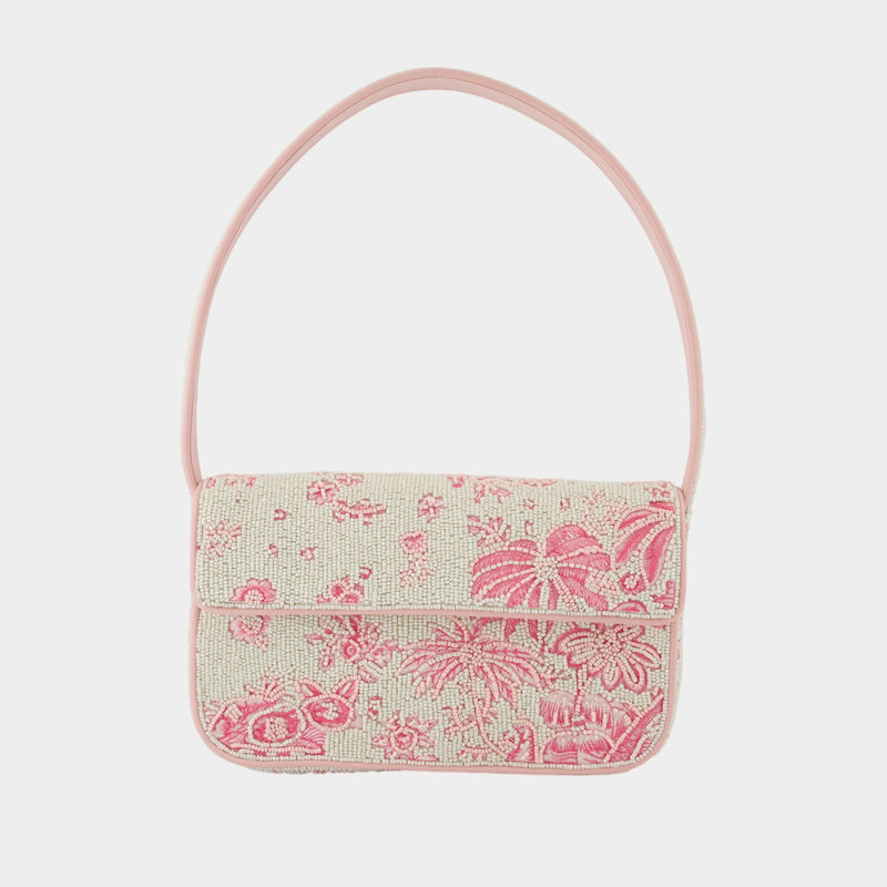 Tommy Shoulder Bag - Staud - Viscose - Pink