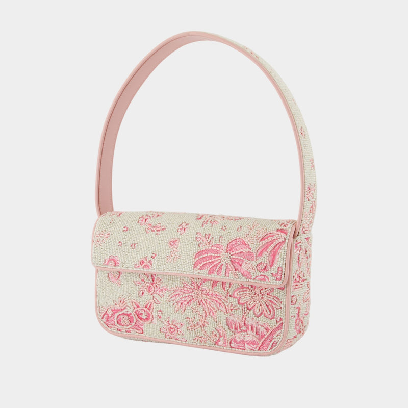 Tommy Shoulder Bag - Staud - Viscose - Pink