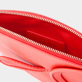 Pesce Clutch - Staud - Leather - Red