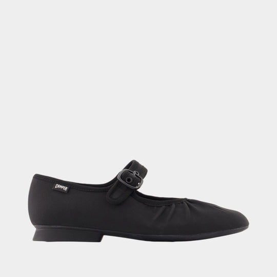 Aura Ballerinas - Camper - Synthetic - Black