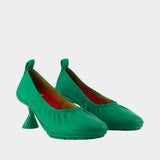 Gobi Pumps - Camper - Leather - Green