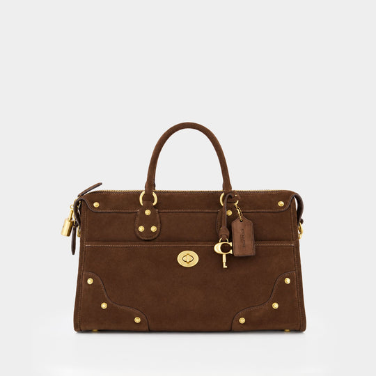 Rhyder Satchel 38 Purse - Coach - Leather - Brown