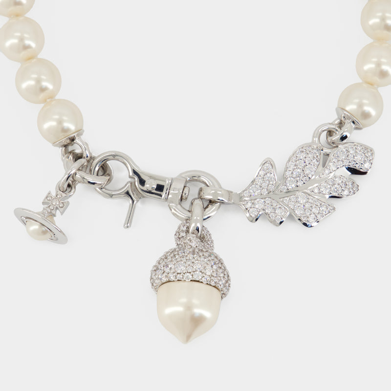 Lucille Large Necklace - Vivienne Westwood - Metal - Silver