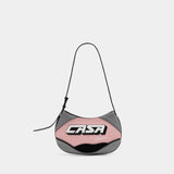Slim Biker Purse - Casablanca - Leather - Pink
