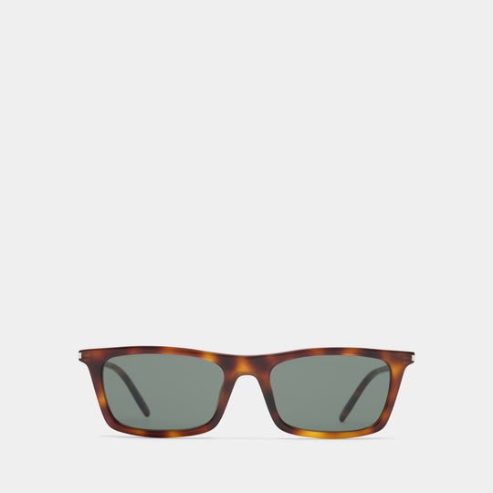 Sl 890 Betty Thin Sunglasses - Saint Laurent - Acetate - Brown