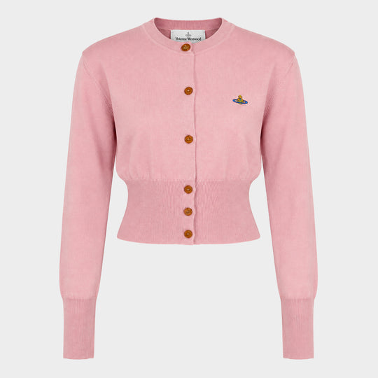 Bea Cropped Cardigan - Vivienne Westwood - Wool - Pink