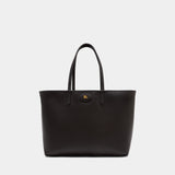 Ll Medium Reversible Tote Bag - Burberry - Leather - Brown
