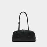 Soft Baguette Shoulder Bag - Margesherwood - Leather - Black