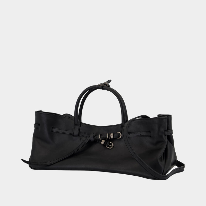Grandma Used Crossbody - Margesherwood - Leather - Black