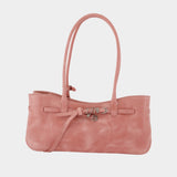 Grandma Used Shoulder Bag - Margesherwood - Leather - Pink