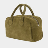 Soft Bowling Bag - Margesherwood - Leather - Khaki