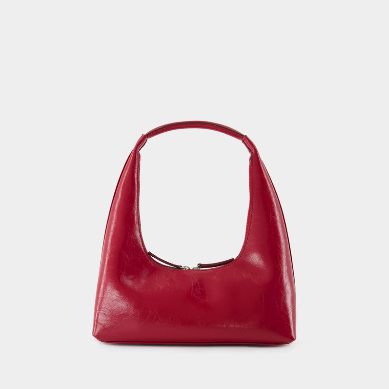 Hobo Shoulder Bag - Margesherwood - Leather - Red