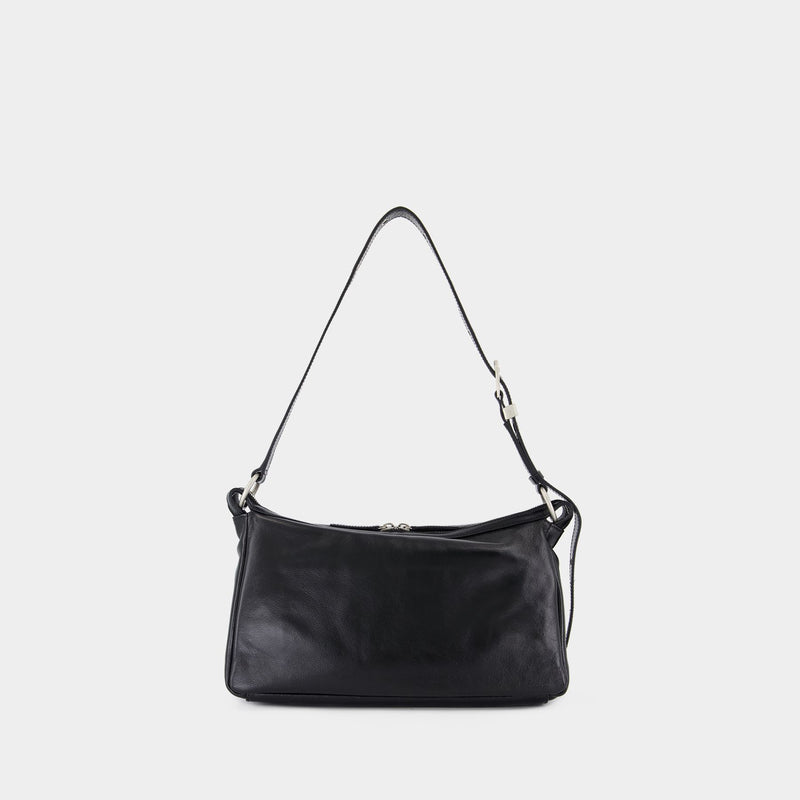 Outpocket Shoulder Bag - Margesherwood - Leather - Black