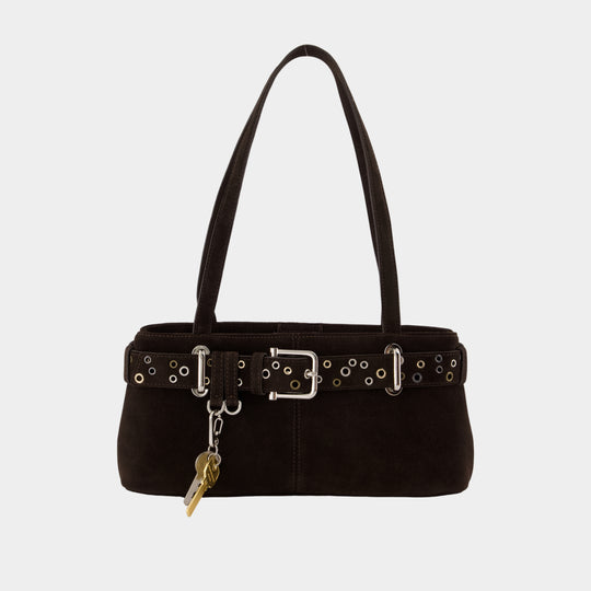 Brocle Mini Shoulder Bag - Osoi - Leather - Brown