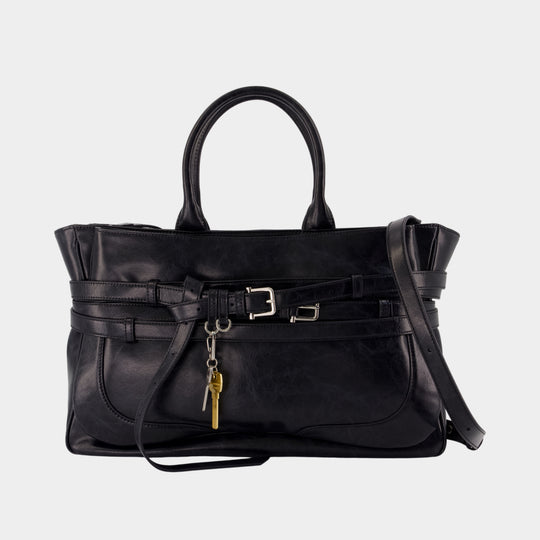 Brocle Handbag - Osoi - Leather - Black
