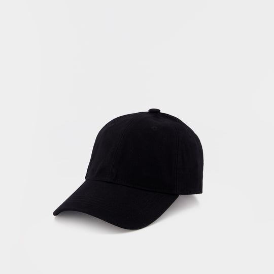 Cap - Acne Studios - Cotton - Black