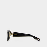 Ch0237sk Sunglasses - Chloé - Acetate - Black