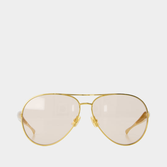 Bv1305s Sunglasses - Bottega Veneta - Metal - Gold