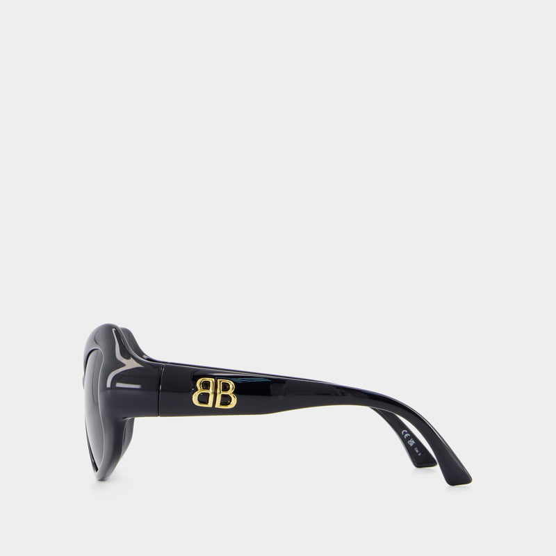 Bb0353s Sunglasses - Balenciaga - Acetate - Black