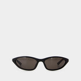 Bb0402s Sunglasses - Balenciaga - Acetate - Black