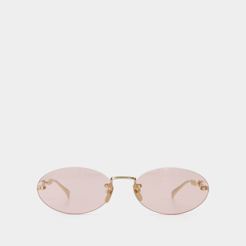 Gg1922s Sunglasses - Gucci - Metal - Pink