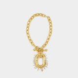 Necklace - Rabanne - Metal - Gold