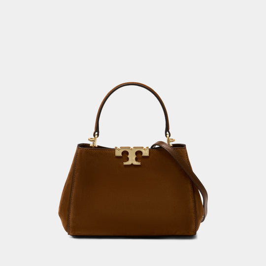 Eleanor Mini Satchel Purse - Tory Burch - Leather - Brown