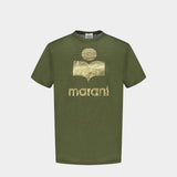 Zewel T-shirt - Isabel Marant - Linen - Khaki